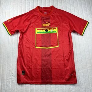 Ghana Away Soccer Futbol Jersey Men's XL World Cup Soccer Africa Red Stretch